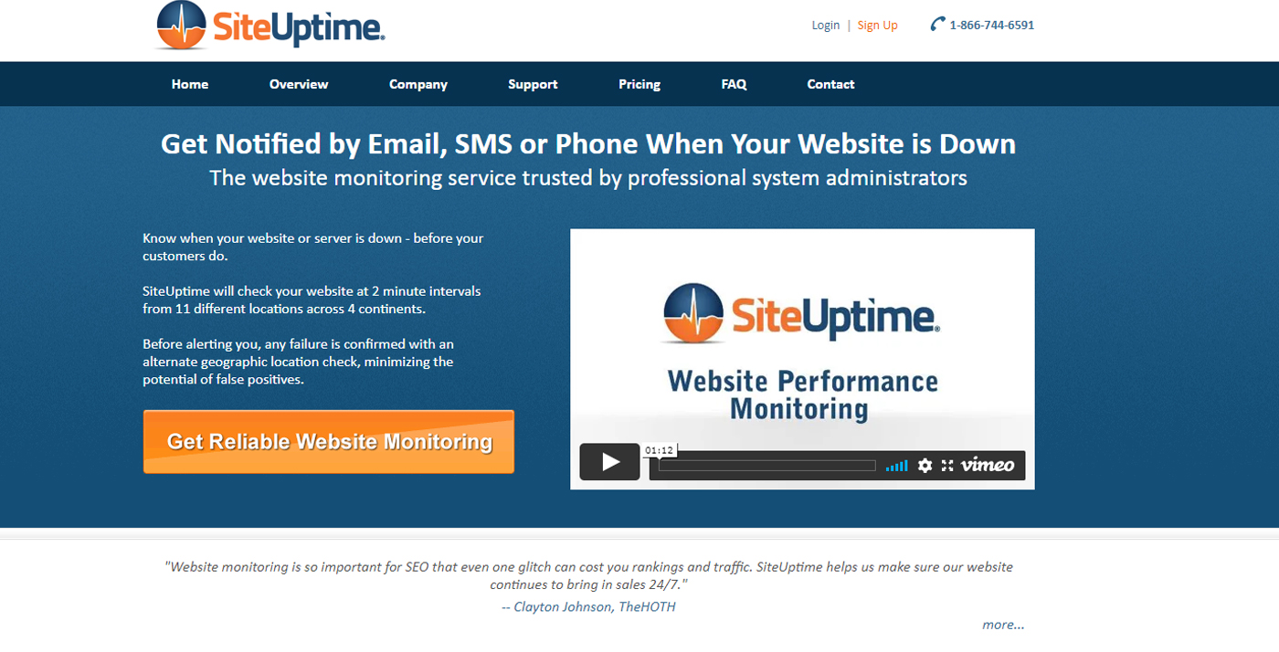 website uptime monitoring siteuptime
