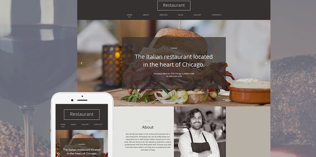 Italian Restaurant HTML Website Template