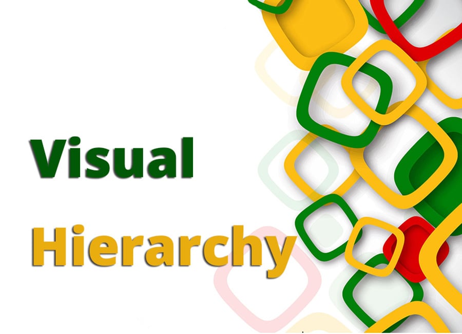 visual hierarchy web design featured image