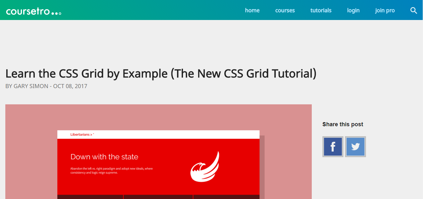 CSS Grid Layout Tutorials And Guides by Gary Simon image