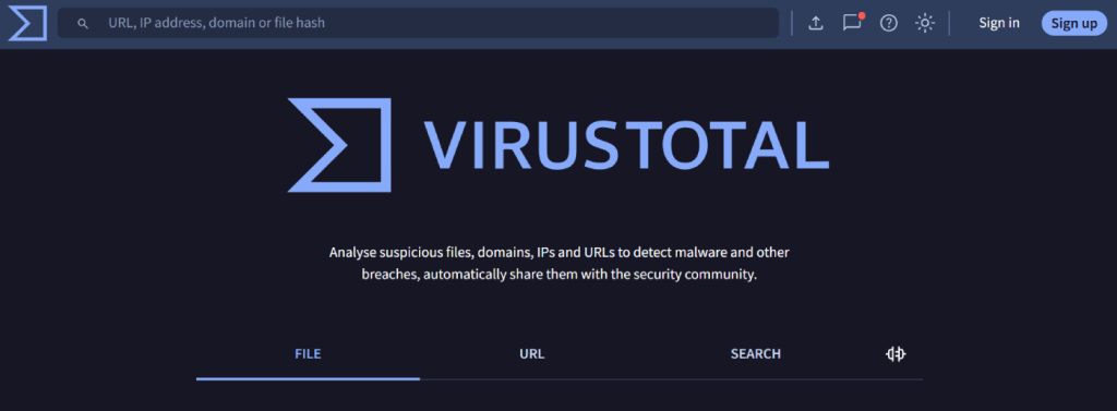 malware scan report for website