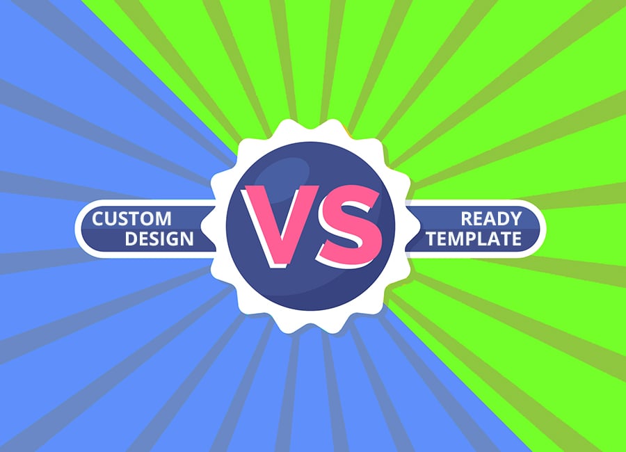 Custom Web Design Vs. Website Templates featured image