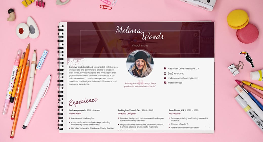 Resume Templates in Word Format main image