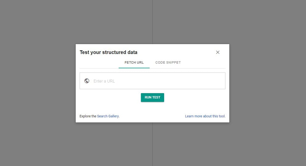 Google Rich Snippets structured data testing tool image