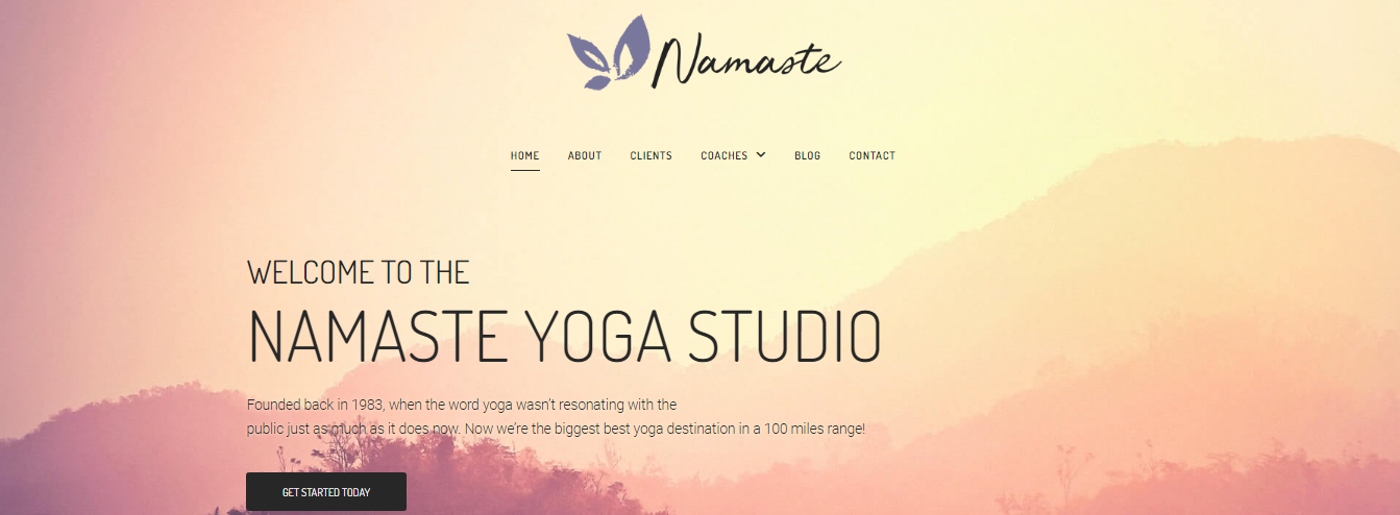 Yoga Feminine Website Templates