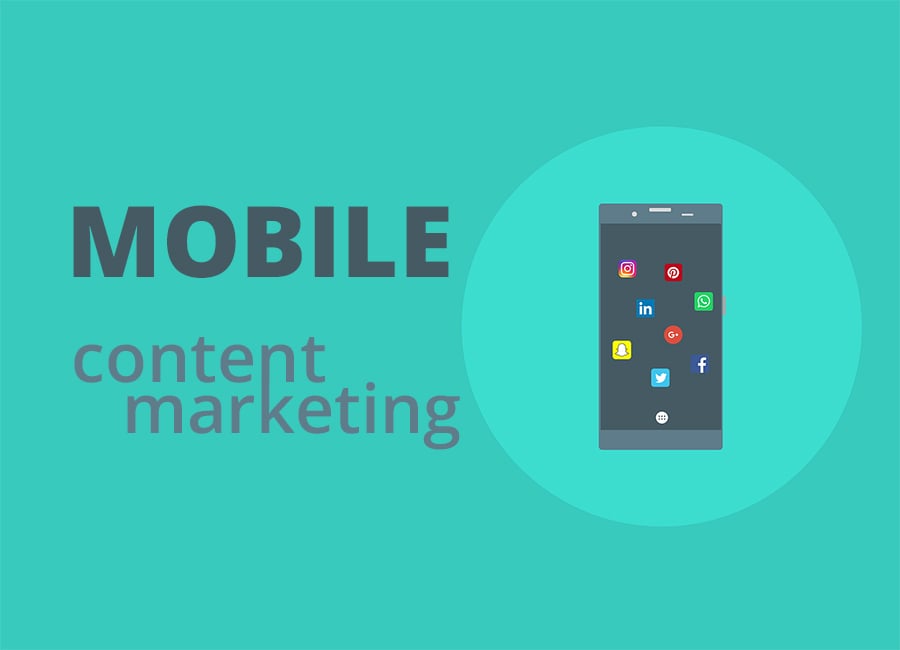 Mobile content marketing featured image