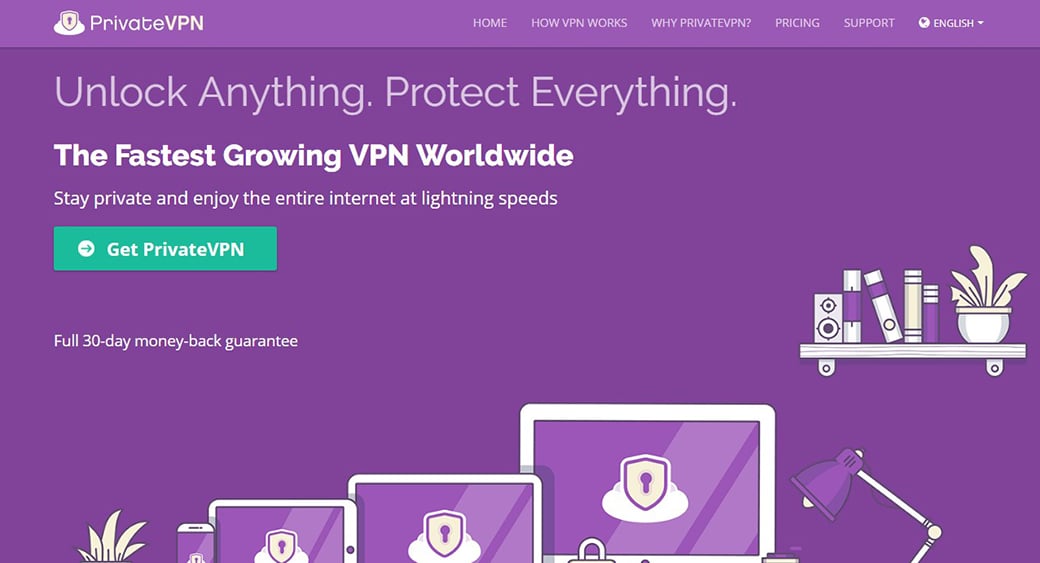 download torrents anonymously with PrivateVPN