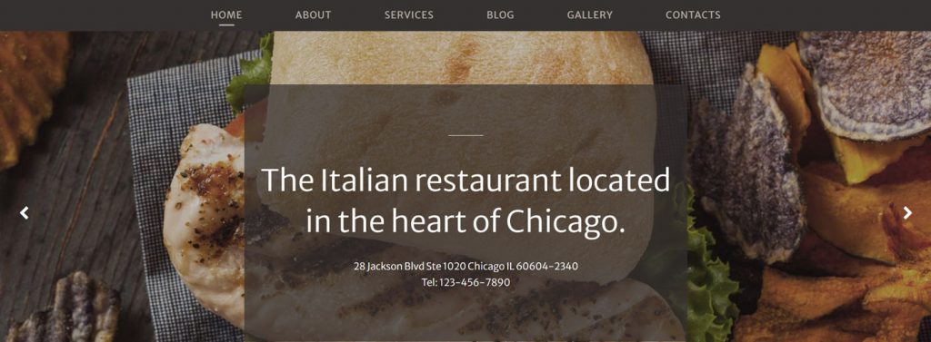 Luxury Restaurant Website Template
