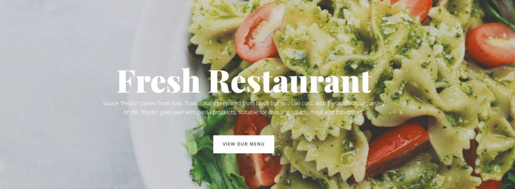 Restaurant Web Template
