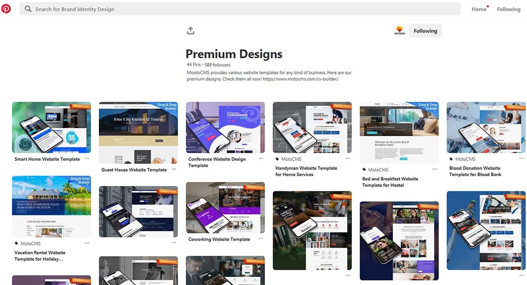 pinterest boards example image
