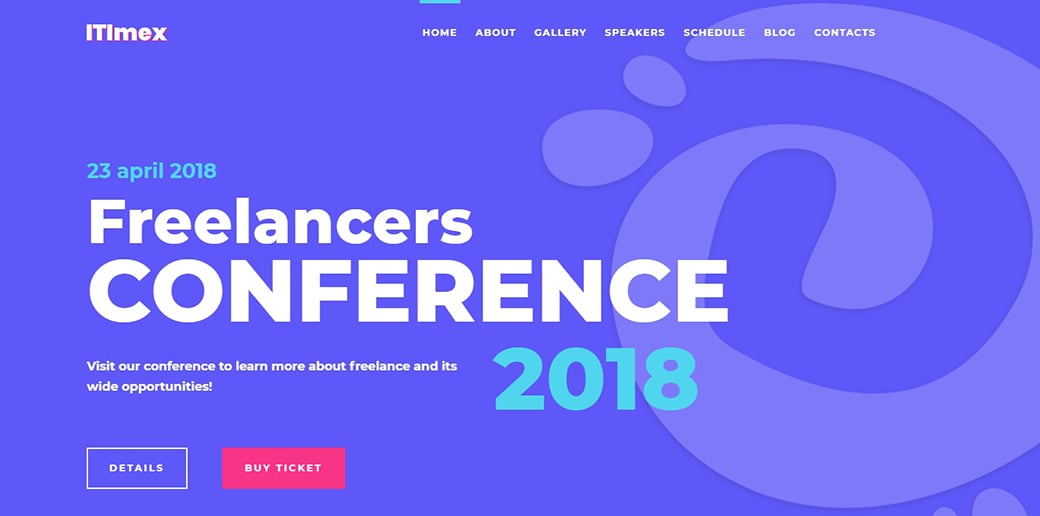 website builder for freelancers - conference