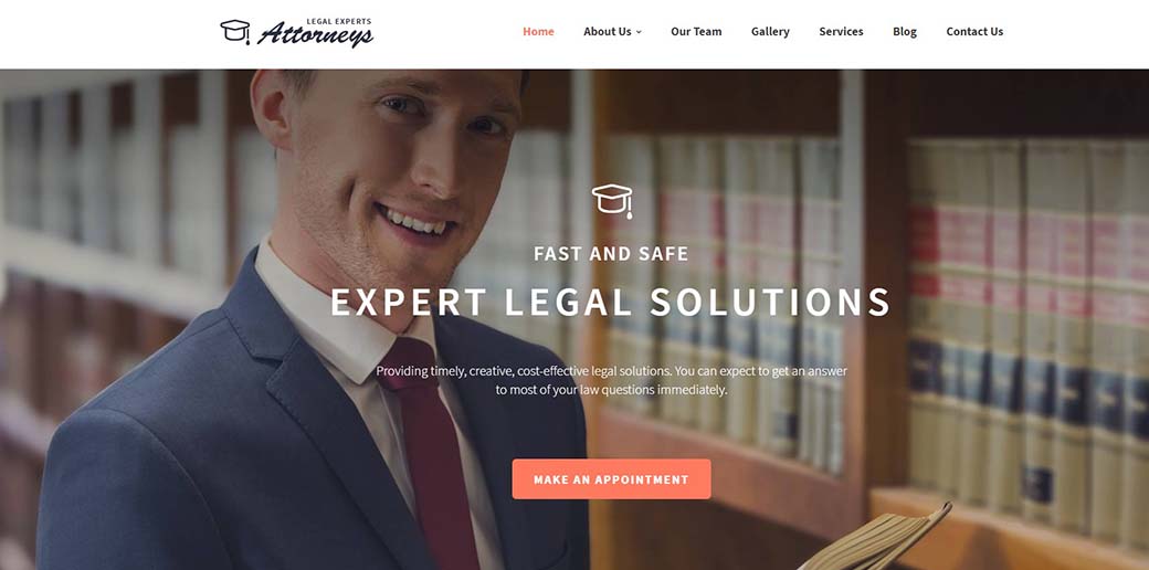 attorney - law firm website design