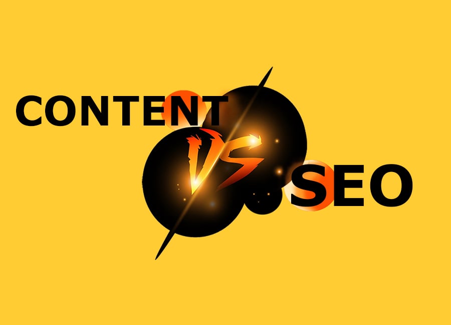 SEO vs Content Marketing featured image