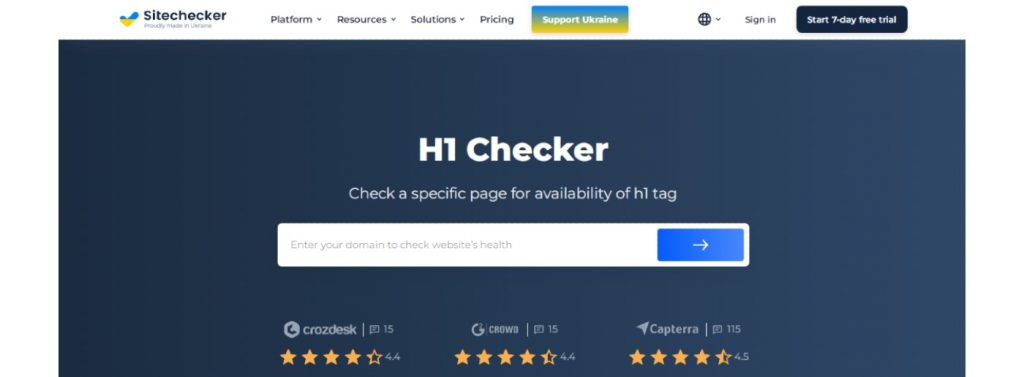 Sitechecker Content Audit Tools