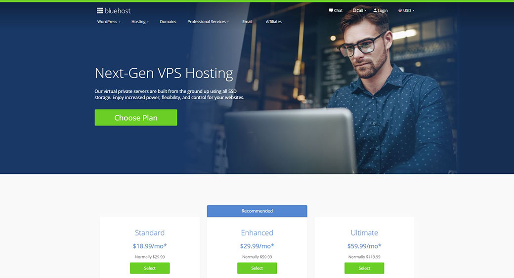 VPS by Bluehost