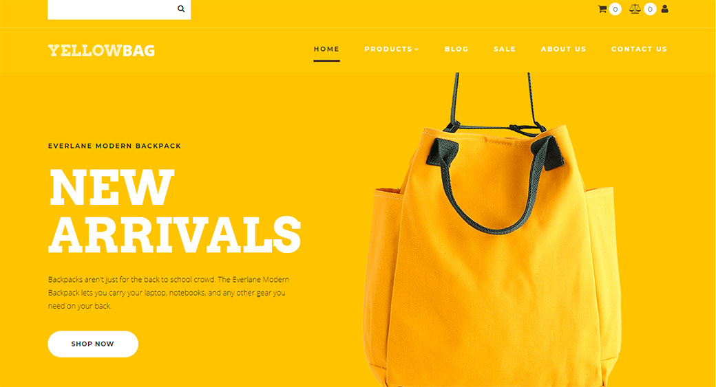 E-commerce design elements product ad