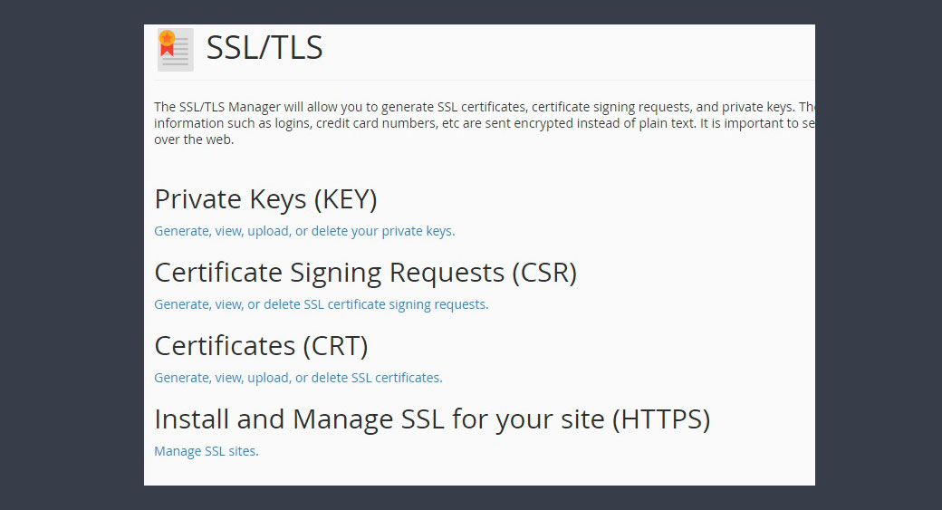 SSL/TLS Manager