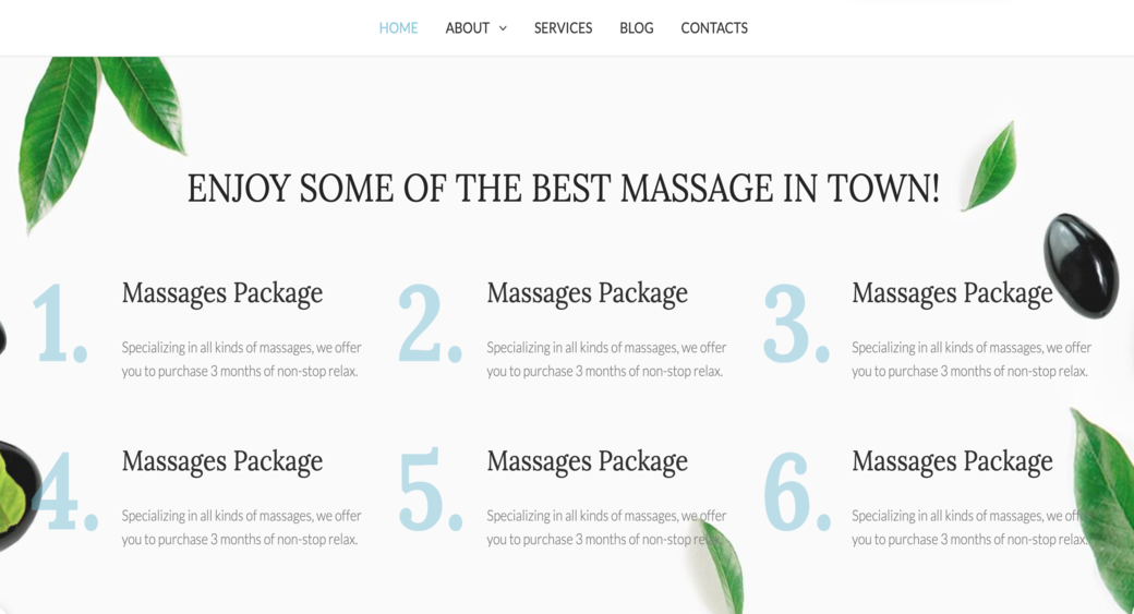 massage services