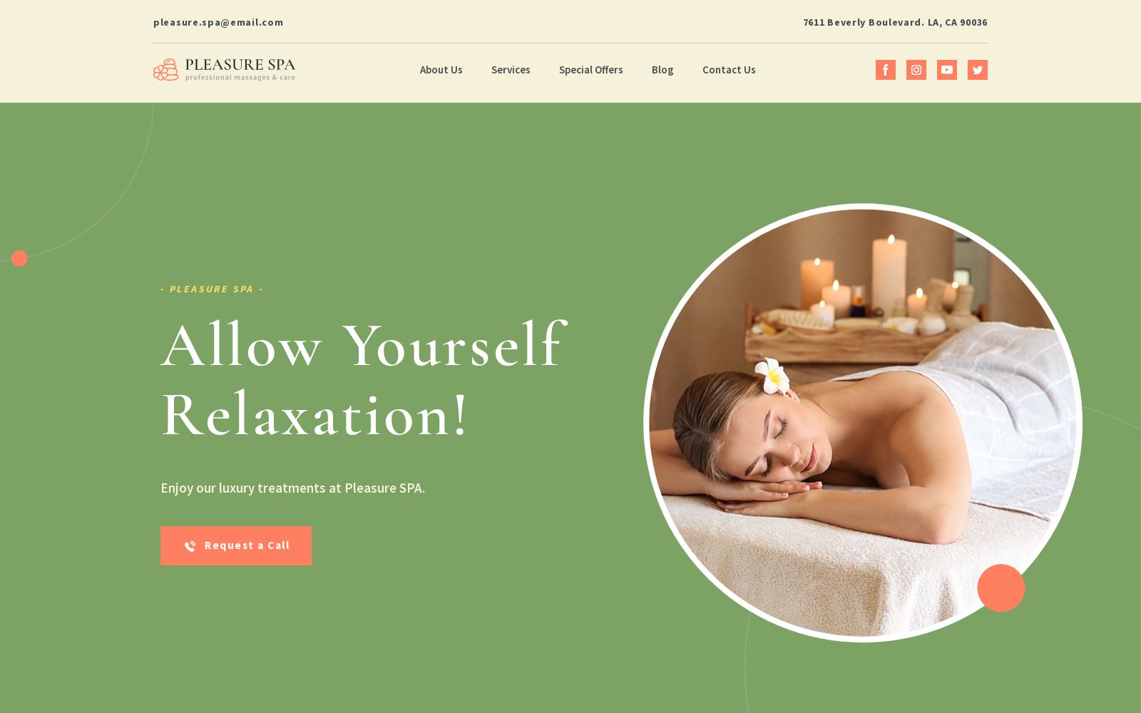 spa website