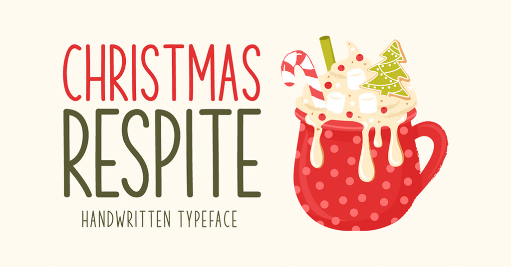 01 Weihnachtsschriften Christmas Respite font