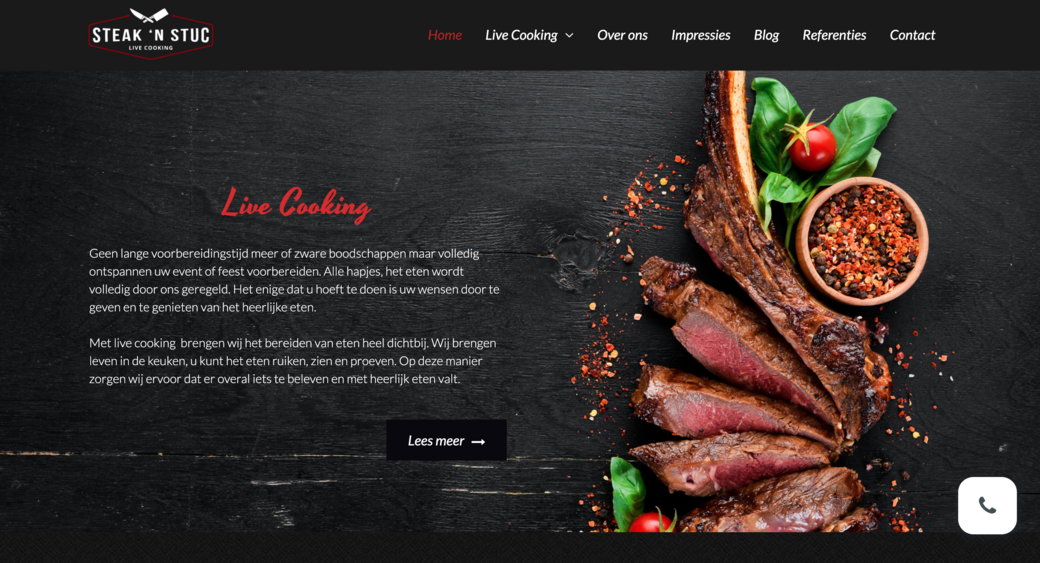 food delivery website template