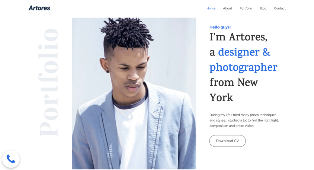 professional art portfolio for designer