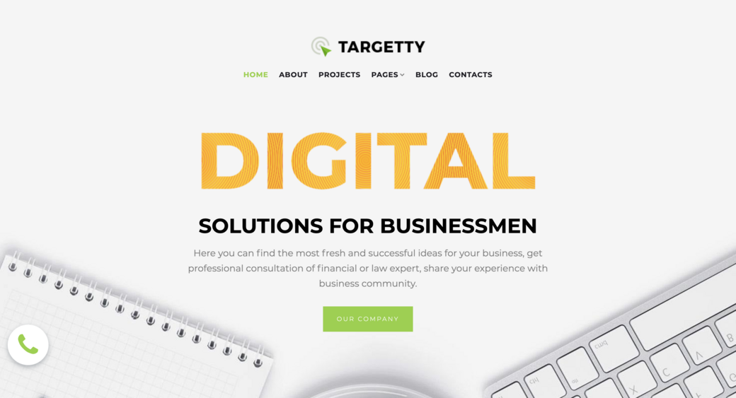 IT and advertising company template