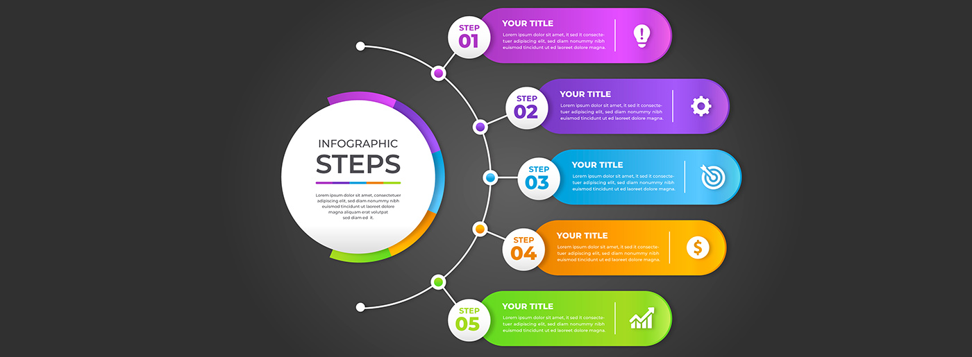 infographic steps