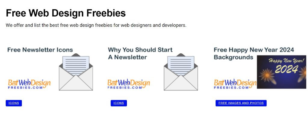 Free Web Design Freebies