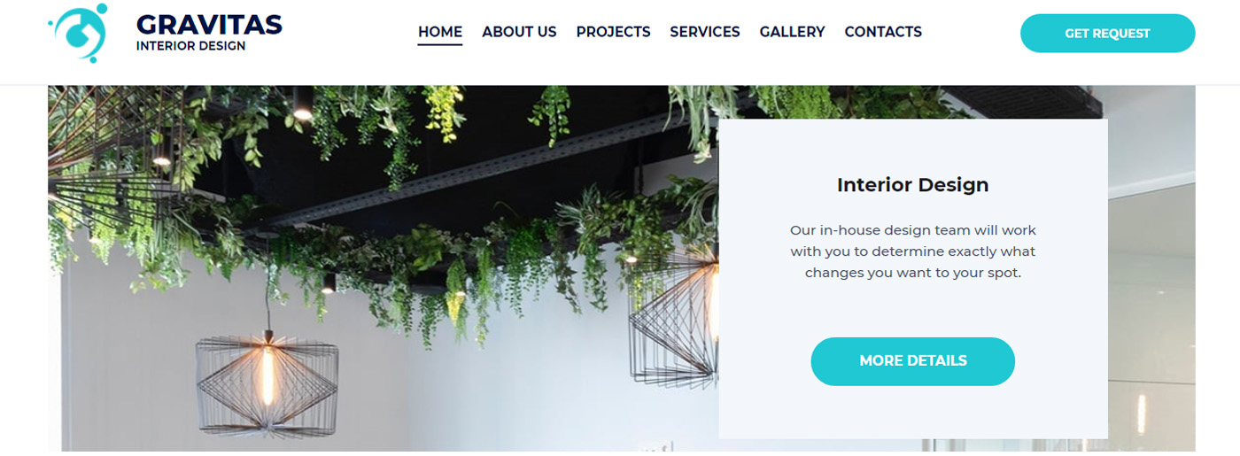 Turnkey Website Solution for Interior Design