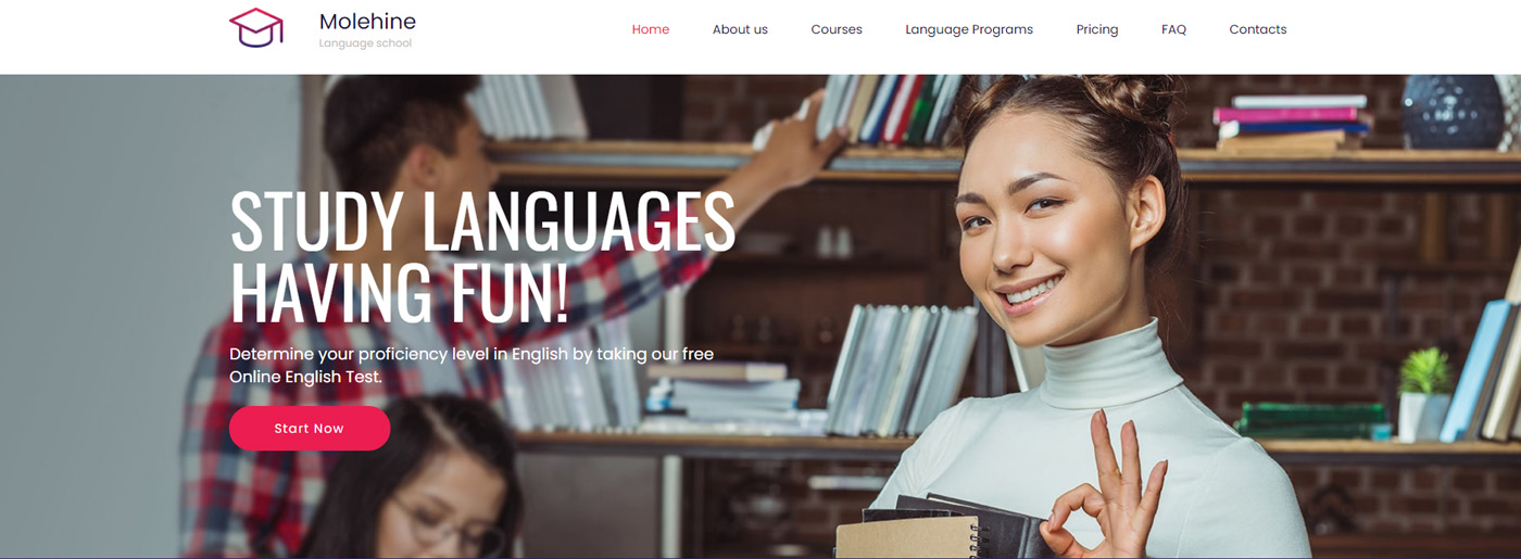 Language School Website