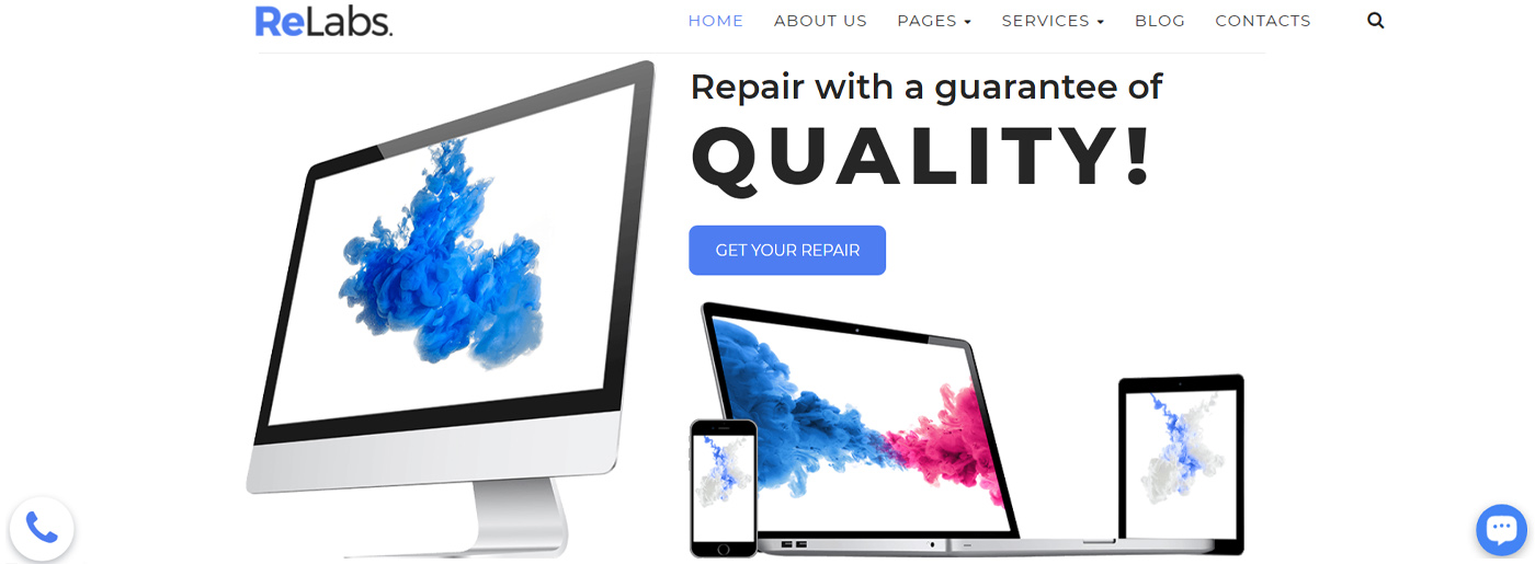 Laptop Repair Website
