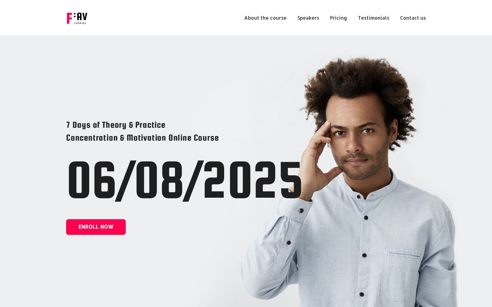 Online Course Website Design