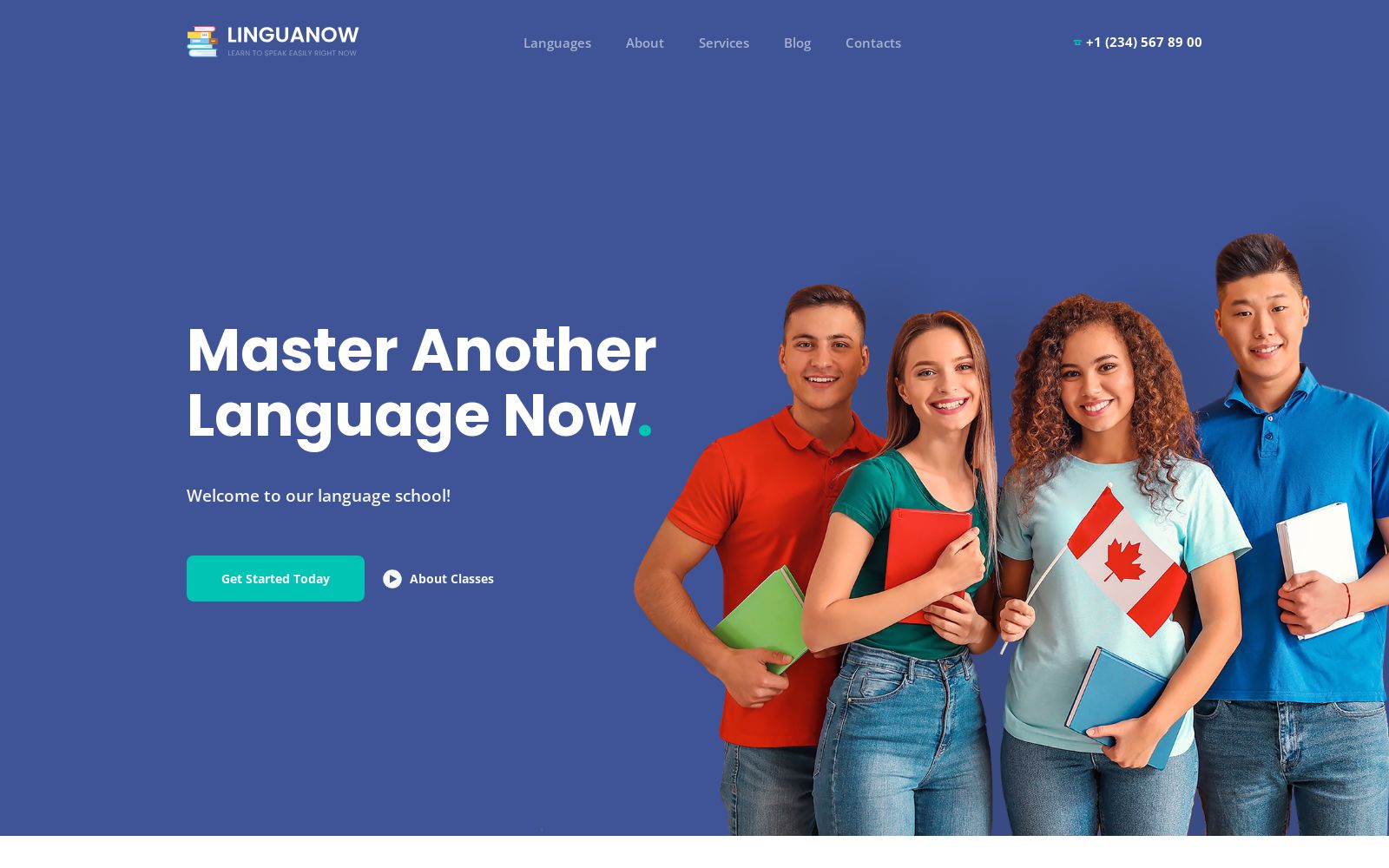 Language School Website Design