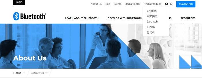 bluetooth website