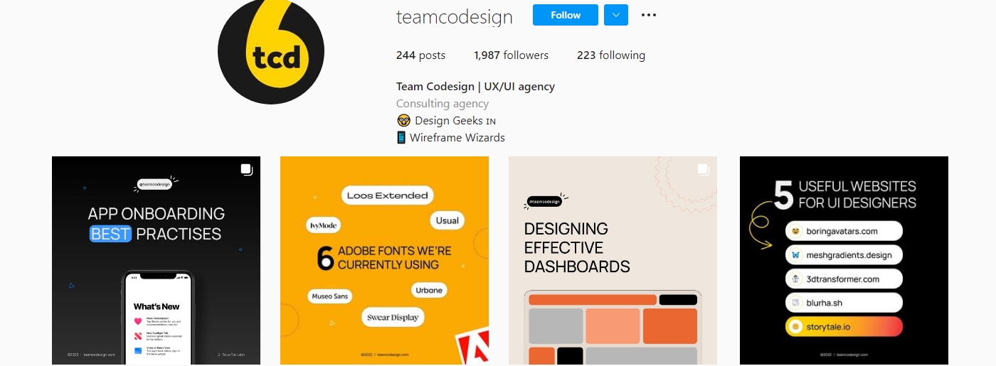 Web Design Instagram Feed