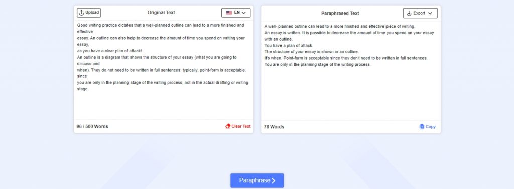 Rewriting Content with an AI Paraphrasing Tool