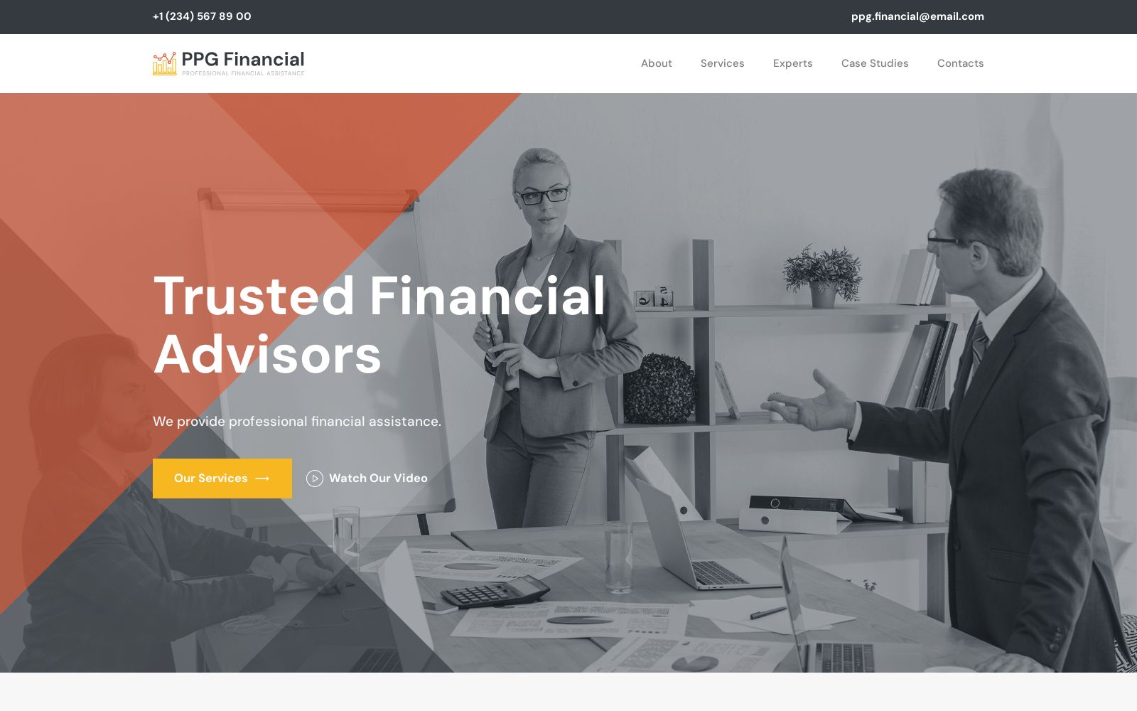 financial advisor website