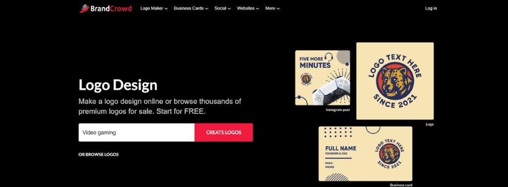 BrandCrowd best logo makers