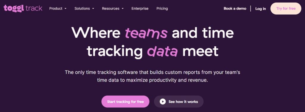 Toggl Track Remote Employee Time Tracking Software