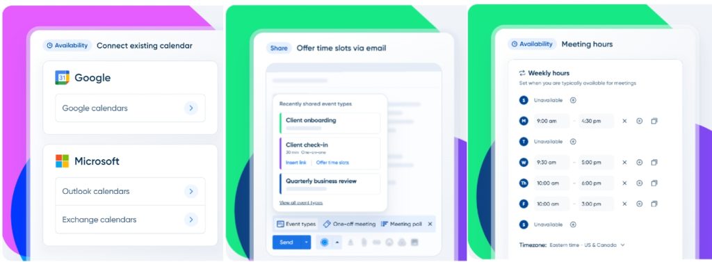 Calendly meeting scheduling interface for streamlined marketing strategies promotion