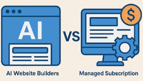 AI Website Builders vs Managed Website Subscription Services