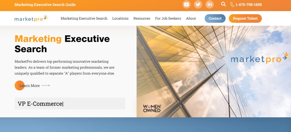 MarketPro: Best for Senior/Executive Marketing Leadership