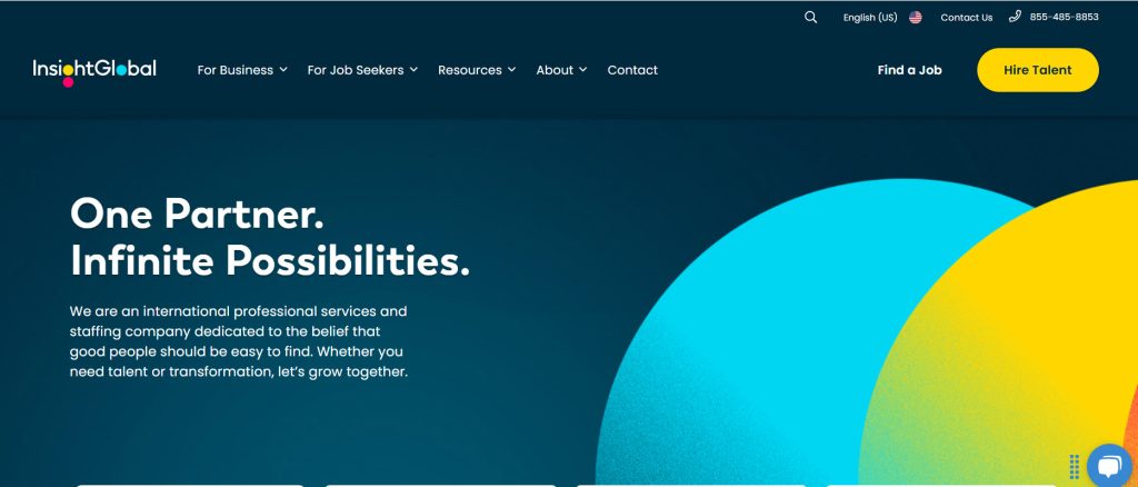 Insight Global: Best for Broad Marketing Staffing and Volume Hiring