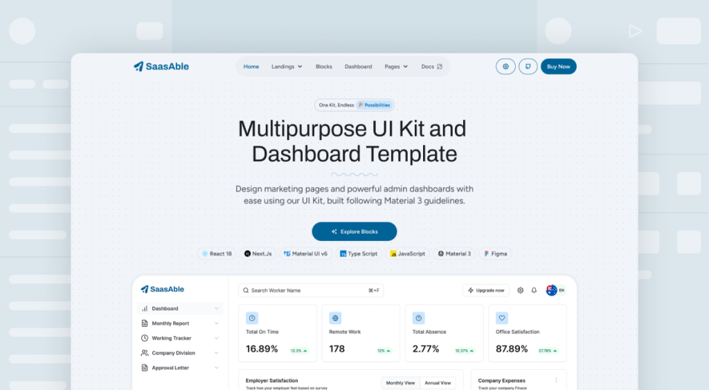 SaasAble Figma UI Kit