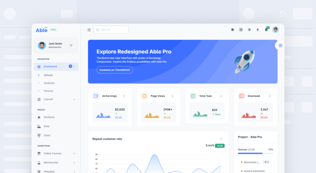 Able Pro Figma UI Kit