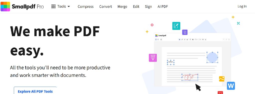 Smallpdf online PDF