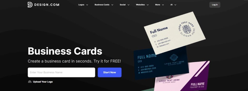 digital business card generator for brands