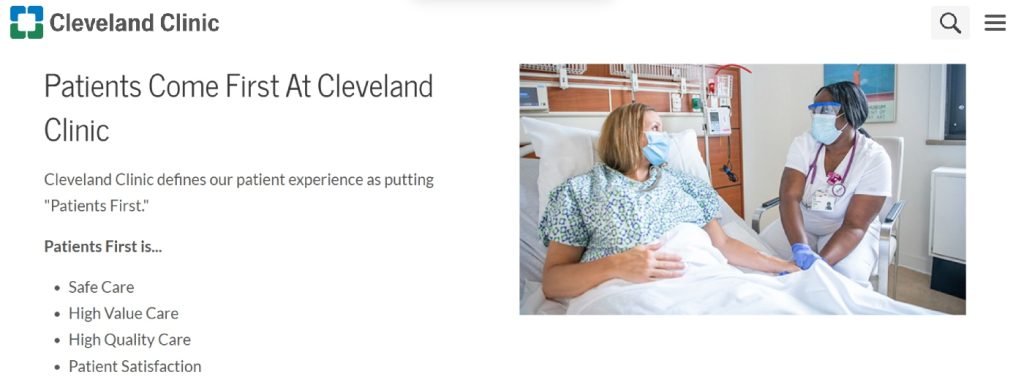 Cleveland Clinic marketing strategy for healthcare