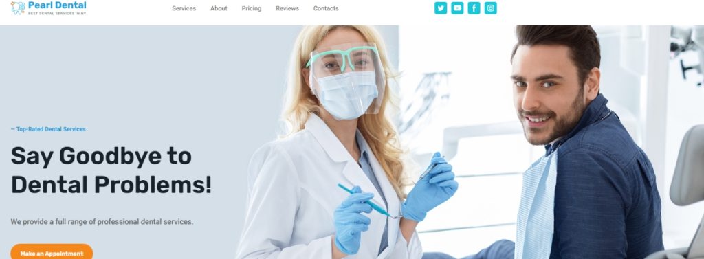 Medical professional wearing protective equipment